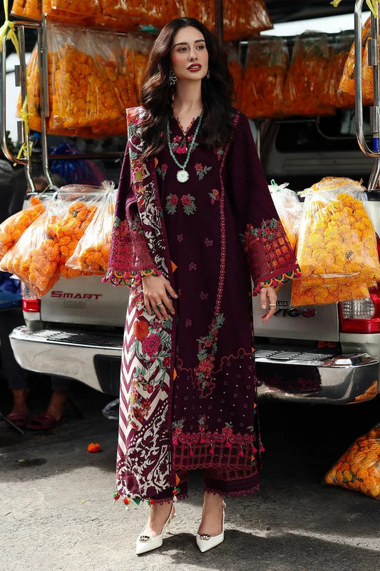 Picture of Charizma - Poshima Embroidered Peach Leather Collection Vol 1 - PSW5-02 - Unstitched - Available at Raja Sahib