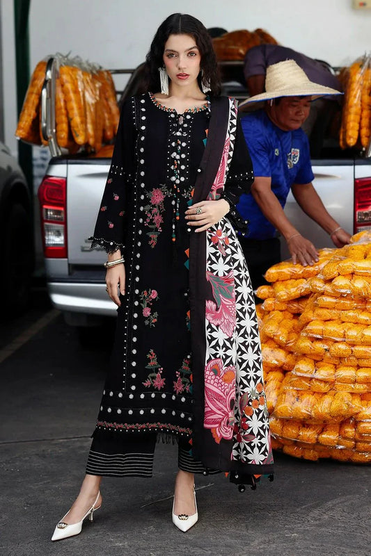 Picture of Charizma - Poshima Embroidered Peach Leather Collection Vol 1 - PSW5-07 - Unstitched - Available at Raja Sahib