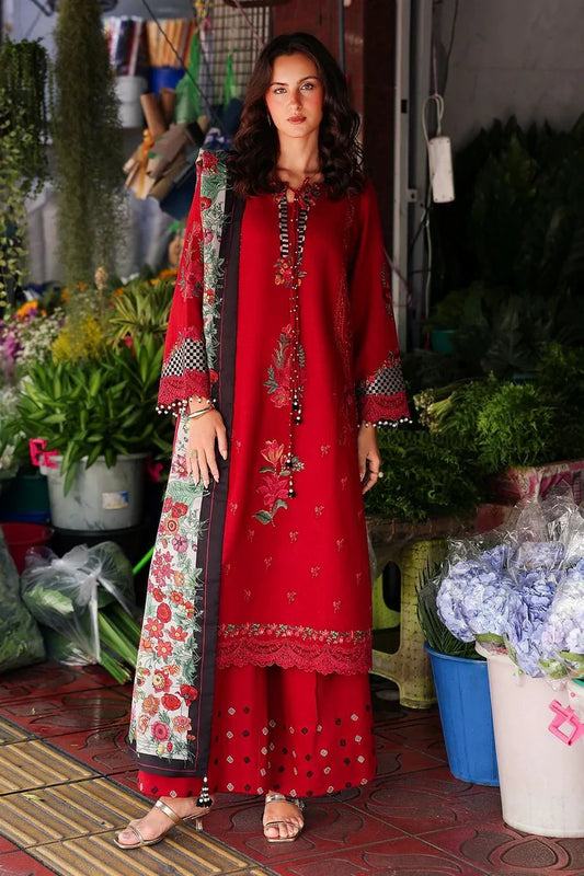 Picture of Charizma - Poshima Embroidered Peach Leather Collection Vol 1 - PSW5-08 - Unstitched - Available at Raja Sahib