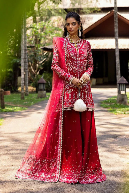 Picture of Saira Rizwan - Wedding Unstitched Collection - GOLNAR-SRF25-01 - Unstitched - Available at Raja Sahib