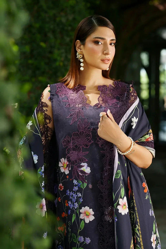 Picture of Asifa & Nabeel - Meraki Winter Collection - ANM-04-Winter Rose - Unstitched - Available at Raja Sahib