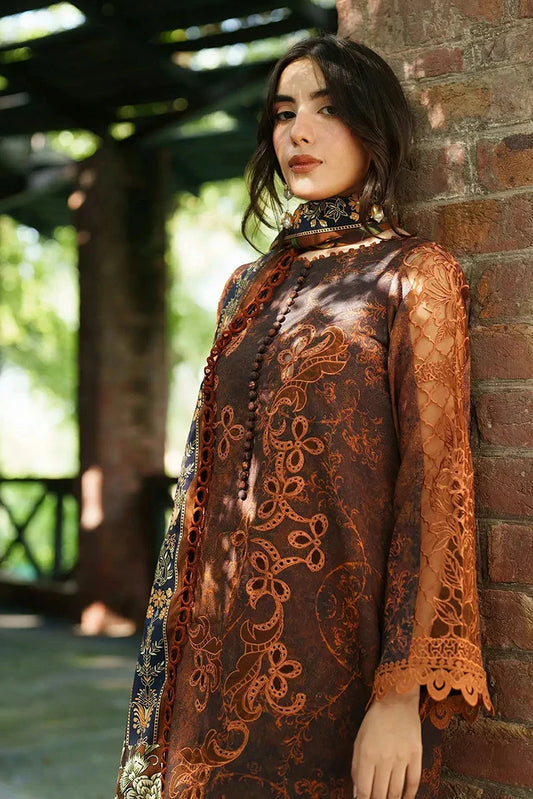 Picture of Asifa & Nabeel - Meraki Winter Collection - ANM-07-Forest Calm - Unstitched - Available at Raja Sahib