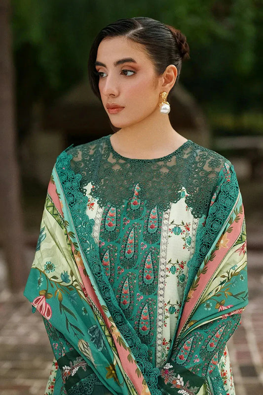 Picture of Asifa & Nabeel - Meraki Winter Collection - ANM-08-Botanical Breeze - Unstitched - Available at Raja Sahib
