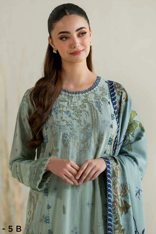 Picture of Sobia Nazir - Winter Edit Vol 1 - Design-5B - Unstitched - Available at Raja Sahib