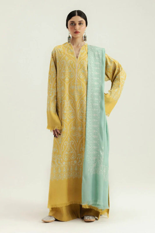 Picture of Zara Shahjahan - Winter Unstitched Collection - ZARVAAN-D1 - Unstitched - Available at Raja Sahib