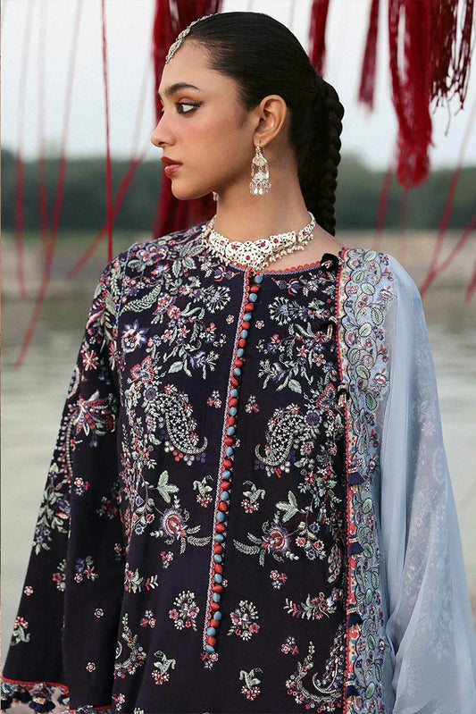 Picture of Hussain Rehar - Karandi Unstitched Collection - 10-Rouge - Unstitched - Available at Raja Sahib
