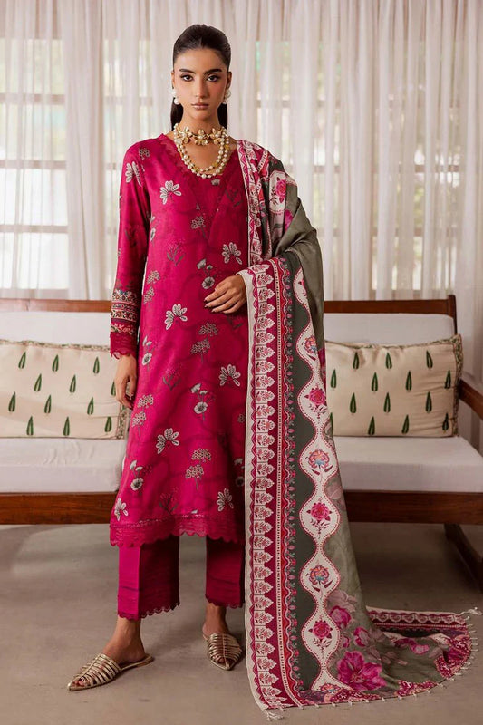 Picture of Nureh - Signature Prints Printed Linen Jacquard Collecton Vol 4 - SP-187 - Unstitched - Available at Raja Sahib