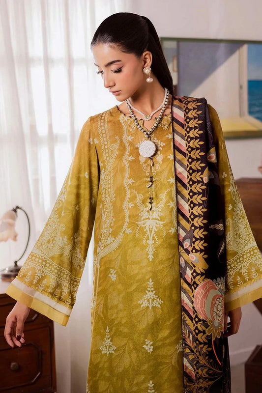 Picture of Nureh - Signature Prints Printed Linen Jacquard Collecton Vol 4 - SP-189 - Unstitched - Available at Raja Sahib