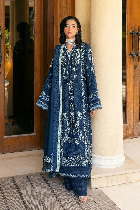 Picture of Elaf - Luxury Winter Collection - EWK-3B AQUELUNE - Unstitched - Available at Raja Sahib
