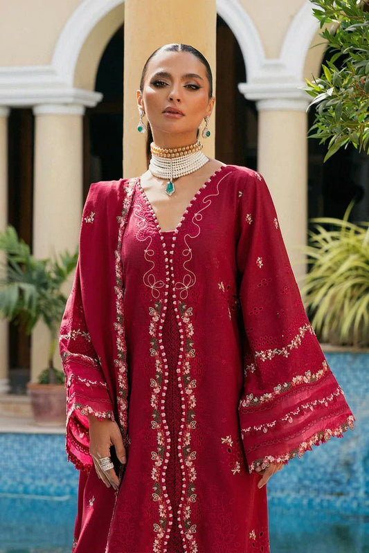 Picture of Elaf - Luxury Winter Collection - EWK-6A VELVROSE - Unstitched - Available at Raja Sahib