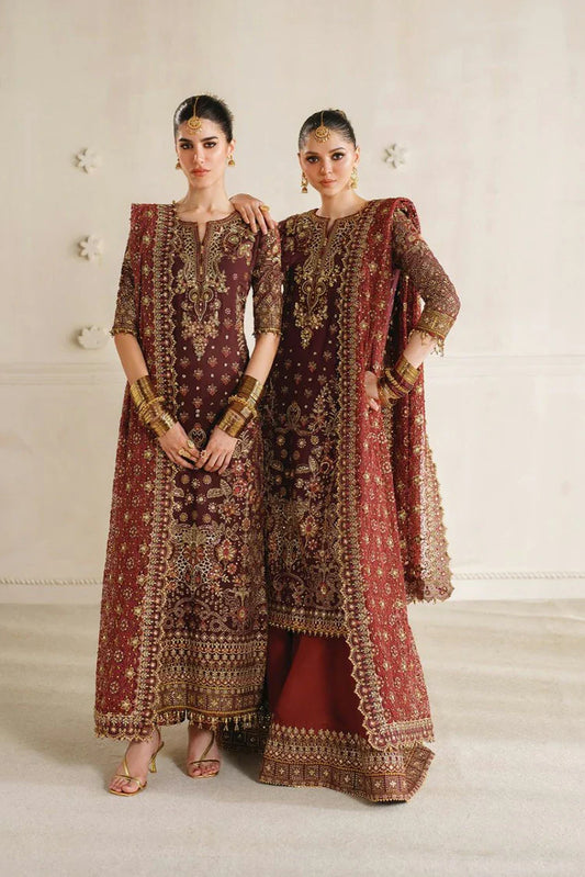 Picture of Baroque - Chantelle Embroidered Chiffon Collection Vol 14 - EC-07 - Unstitched - Available at Raja Sahib