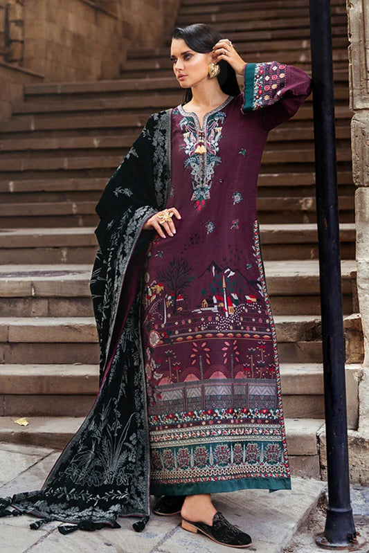 Picture of Esmel - Lueur D Orient Winter Collection - 5U-Froya - Unstitched - Available at Raja Sahib