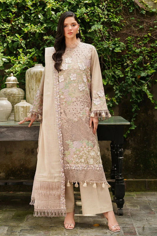 Picture of Asifa & Nabeel - Pashmina Luxe Luxury Collection - Blanc LWC25-03 - Unstitched - Available at Raja Sahib