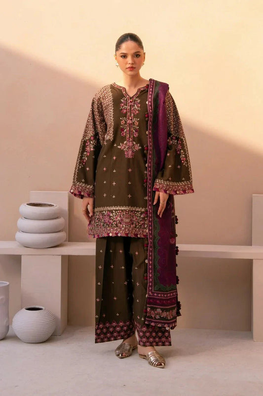 Picture of Xenia - Rang E Khizaan Winter Slub Collection - AZRA-D-12 - Unstitched - Available at Raja Sahib