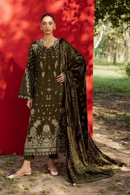 Picture of Nureh - Exclusive Luxury Unstitched Peach Leather Collection Vol 2 - NE-190 - Unstitched - Available at Raja Sahib