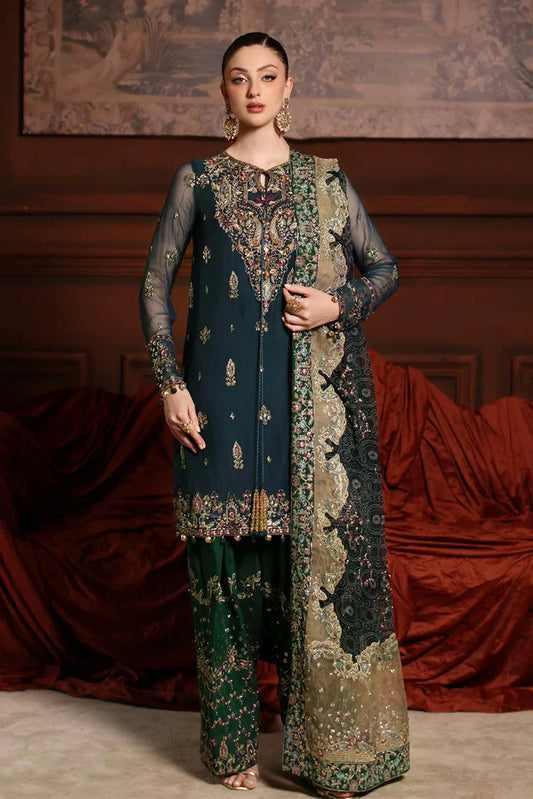 Picture of Nureh - Alfaaz Festive Embroidered & Embellished Chiffon Collection - NL-88 - Unstitched - Available at Raja Sahib
