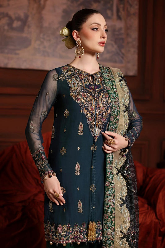 Picture of Nureh - Alfaaz Festive Embroidered & Embellished Chiffon Collection - NL-88 - Unstitched - Available at Raja Sahib