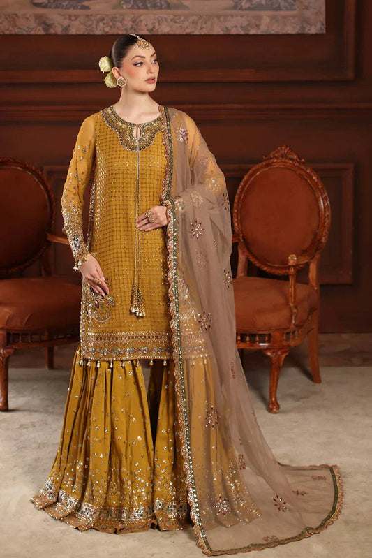 Picture of Nureh - Alfaaz Festive Embroidered & Embellished Chiffon Collection - NL-92 - Unstitched - Available at Raja Sahib