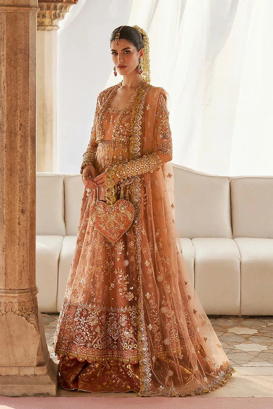 Picture of Zaha - Gossamer Wedding Festive Collection - GUL-E-MAHNOOR ZC25-08 - Unstitched - Available at Raja Sahib