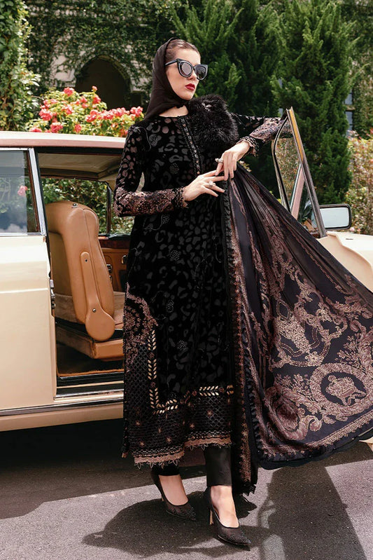 Picture of Maria B - Winter Luxe Linen Collection - WL-1301 - Unstitched - Available at Raja Sahib