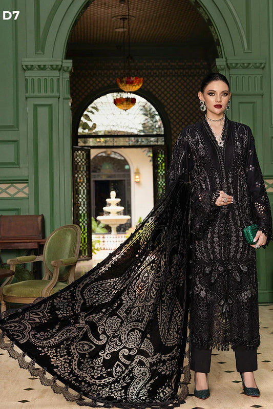 Picture of Maria B - Winter Luxe Linen Collection - WL-1307 - Unstitched - Available at Raja Sahib