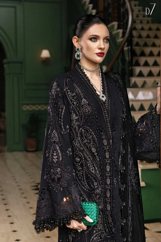 Picture of Maria B - Winter Luxe Linen Collection - WL-1307 - Unstitched - Available at Raja Sahib