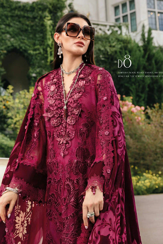 Picture of Maria B - Winter Luxe Linen Collection - WL-1308 - Unstitched - Available at Raja Sahib
