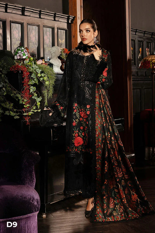 Picture of Maria B - Winter Luxe Linen Collection - WL-1309 - Unstitched - Available at Raja Sahib