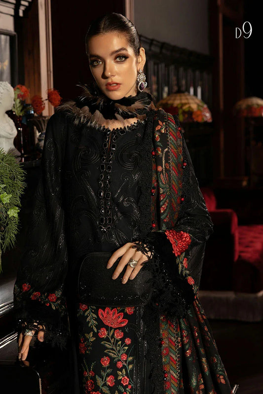 Picture of Maria B - Winter Luxe Linen Collection - WL-1309 - Unstitched - Available at Raja Sahib