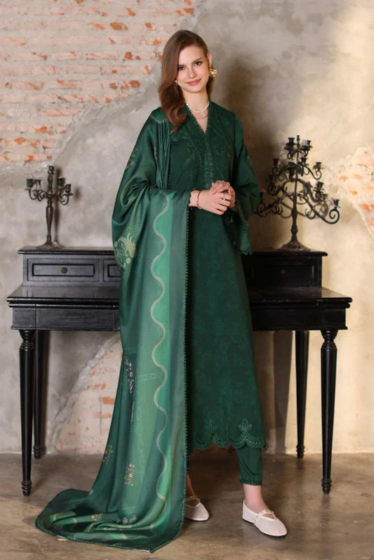 Picture of Noor by Saadia Asad - Noor Winter Embroidered Printskhaas Collection - Design 3A - Unstitched - Available at Raja Sahib