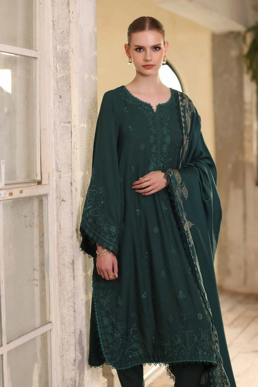 Noor by Saadia Asad - Noor Winter Embroidered Printskhaas Collection - Design 9A - Unstitched