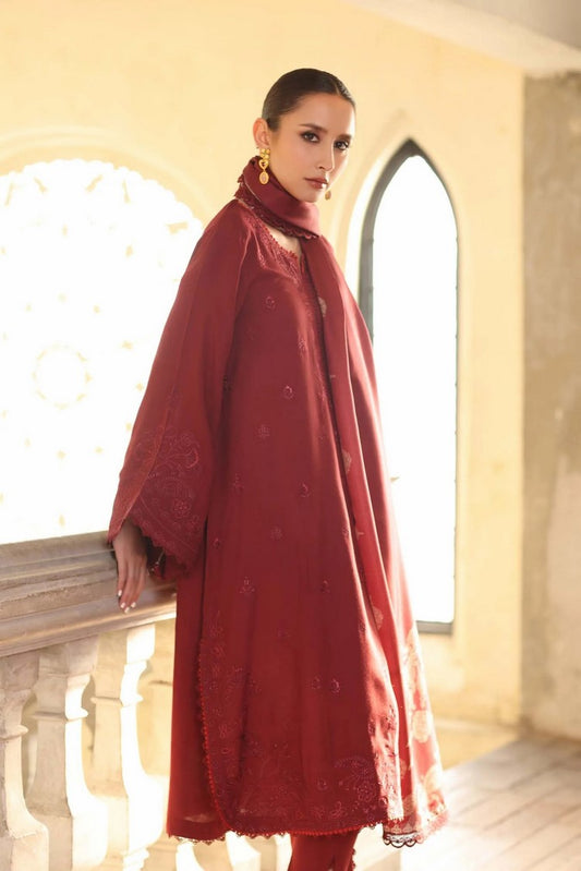 Noor by Saadia Asad - Noor Winter Embroidered Printskhaas Collection - Design 9B - Unstitched