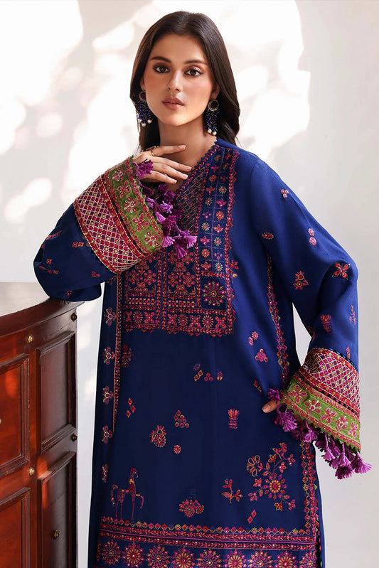 Republic Womenswear - Amaris Winter Shawl Collection - D10-Maris - Unstitched