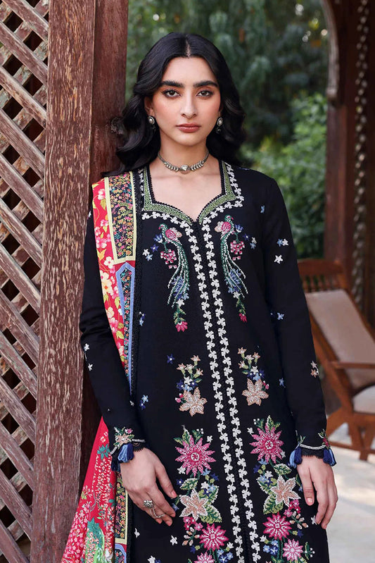 Republic Womenswear - Amaris Winter Shawl Collection - D11-Aveline - Unstitched