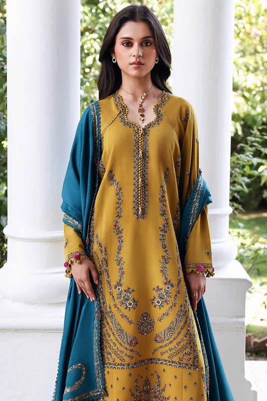 Republic Womenswear - Amaris Winter Shawl Collection - D12-Ilyria - Unstitched