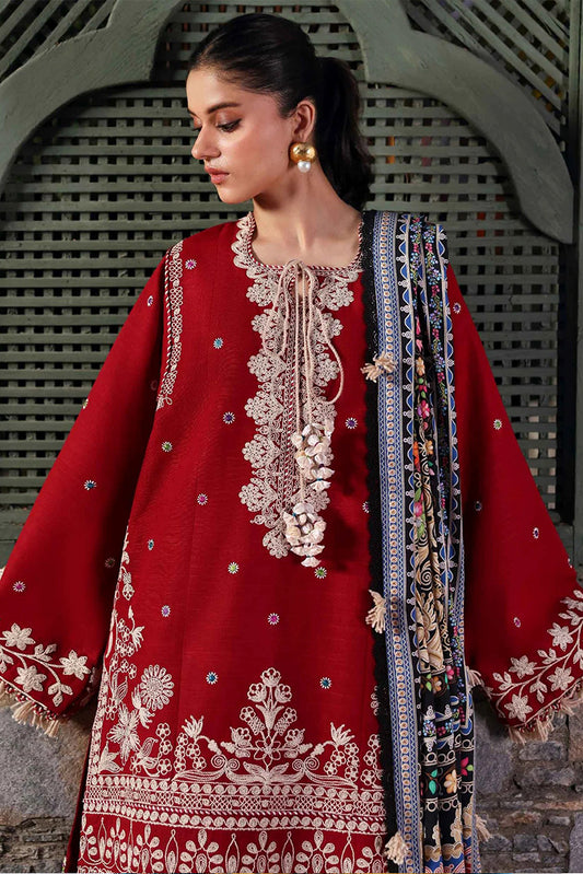 Republic Womenswear - Amaris Winter Shawl Collection - D13-Orlena - Unstitched