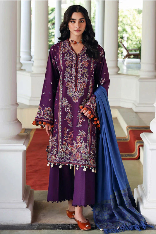 Republic Womenswear - Amaris Winter Shawl Collection - D3-Kaia - Unstitched