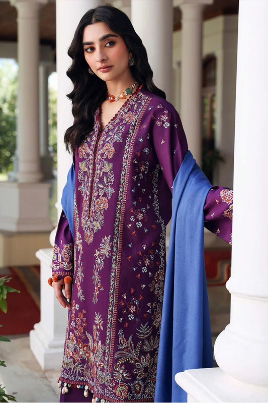 Republic Womenswear - Amaris Winter Shawl Collection - D3-Kaia - Unstitched