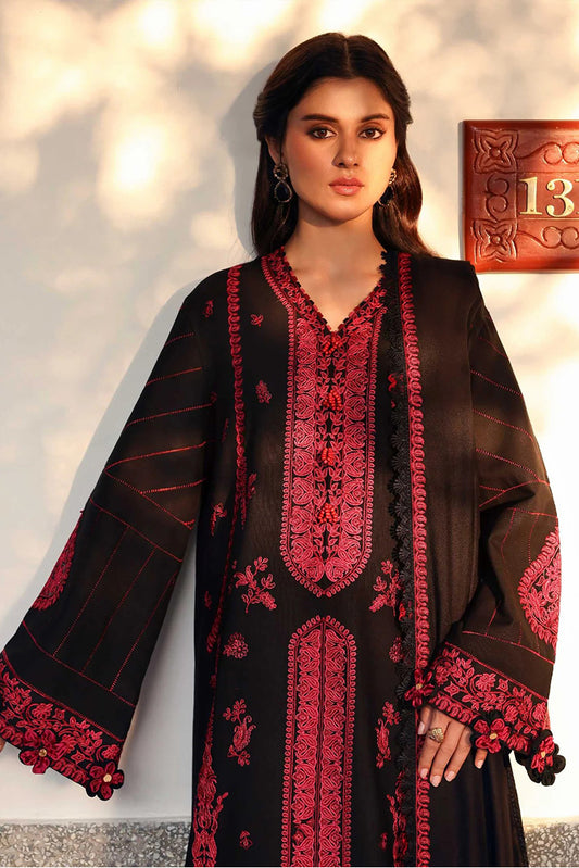 Republic Womenswear - Amaris Winter Shawl Collection - D5-Almira - Unstitched