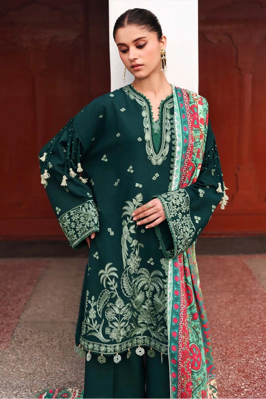 Republic Womenswear - Amaris Winter Shawl Collection - D7-Celeste - Unstitched