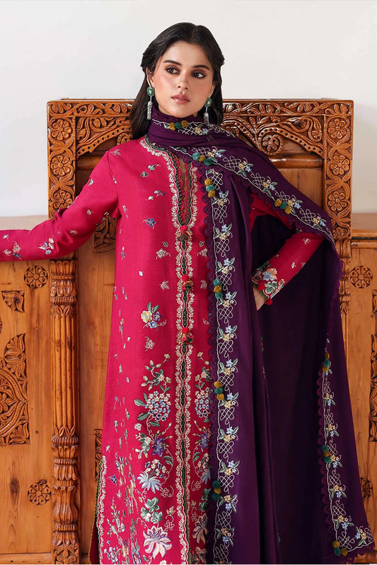 Republic Womenswear - Amaris Winter Shawl Collection - D8-Elaria - Unstitched