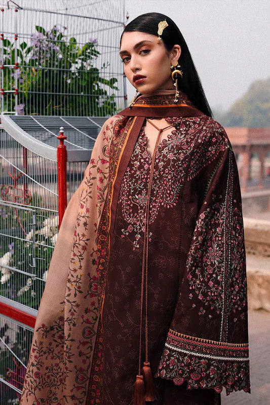 Hussain Rehar - Jugnu Khaddar Autumn Winter Edit 2 - Sena-1204 - Unstitched