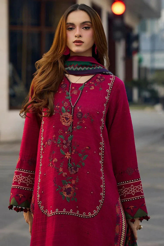 Picture of Charizma - Poshima Embroidered Peach Leather Collection Vol 2 - PSW5-09 - Unstitched - Available at Raja Sahib