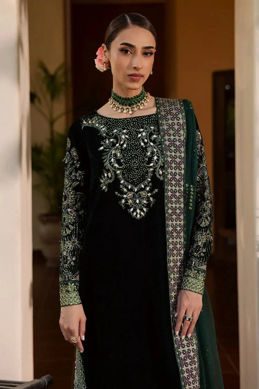 Nureh - Maya Embroidered Velvet Collection Vol 3 - NW-115 - Unstitched
