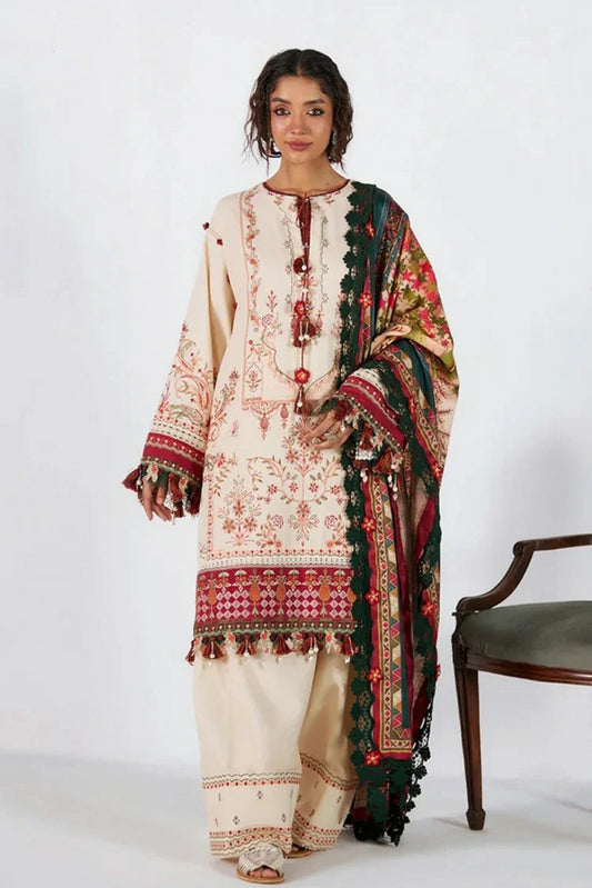 Saira Rizwan - Heritage Khaddar Karandi Collection - IREM-05 - Unstitched