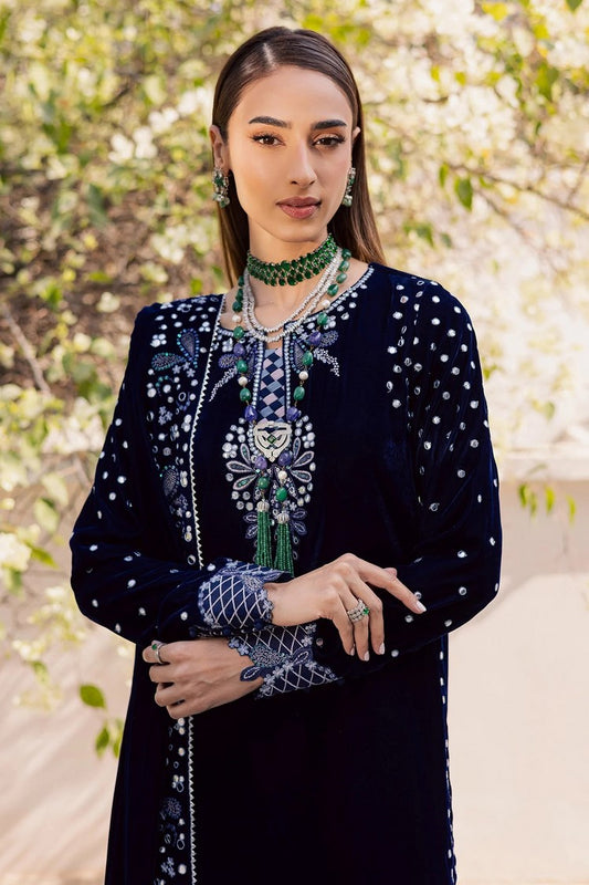 Nureh - Maya Embroidered Velvet Collection Vol 4 - NW-121 - Unstitched