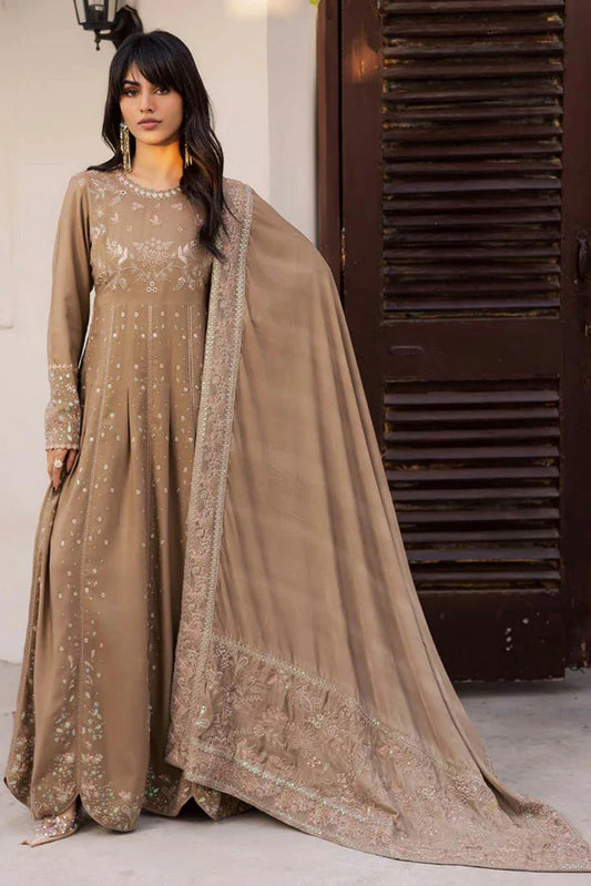 Nureh - Exclusive Luxury Unstitched Peach Leather Collection Vol 6 - NE-212 - Unstitched