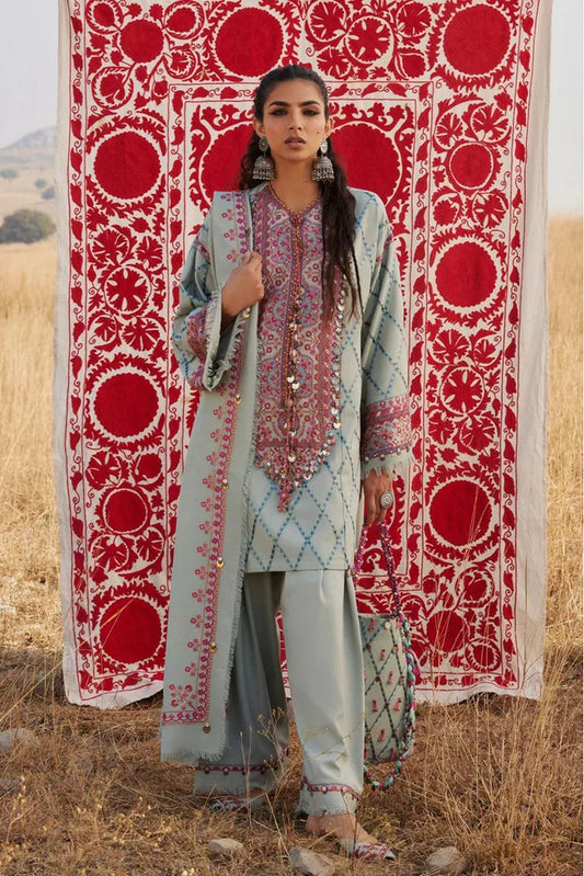 Picture of Zaha - Winter Collection - NAYAB (ZW25-06) - Unstitched - Available at Raja Sahib