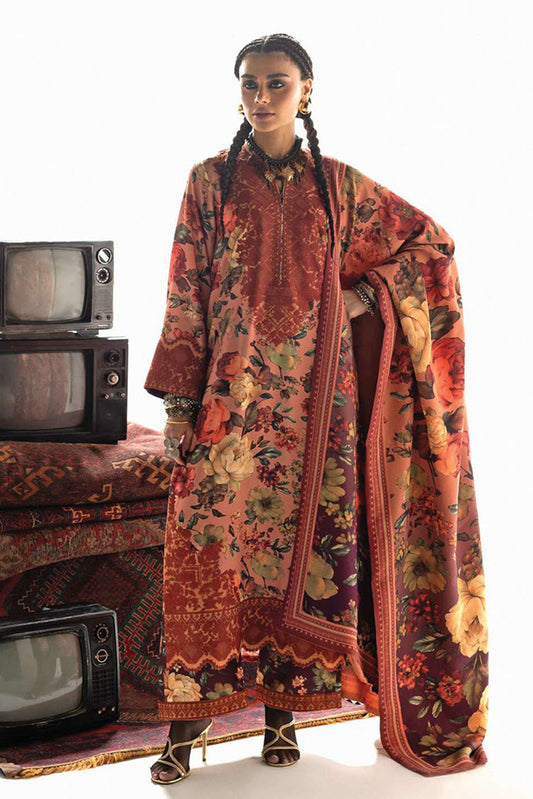 Zainab Chottani - Winter Shawl Collection - 10 Abibi - Unstitched