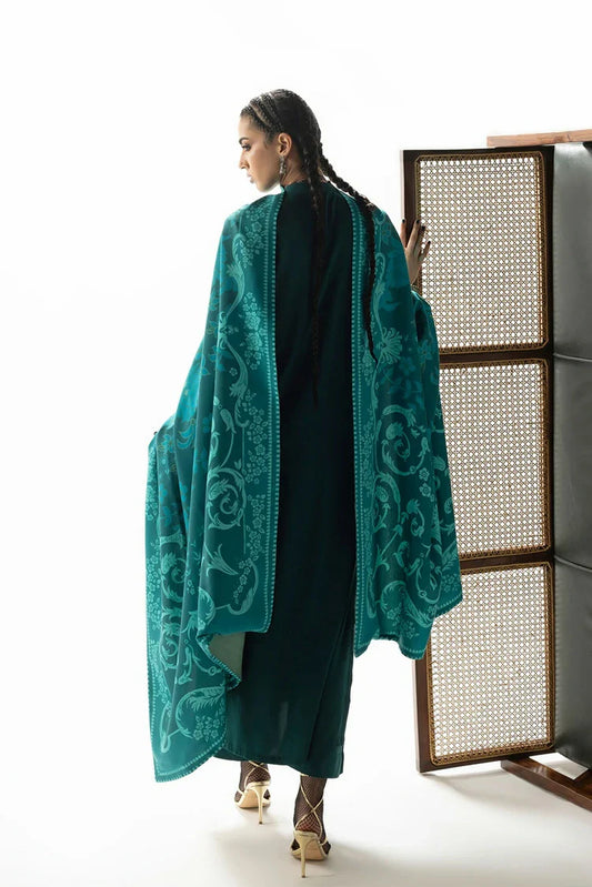 Zainab Chottani - Winter Shawl Collection - 06 Kyana - Unstitched